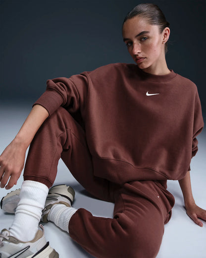 NIKE SPORTSWEAR PHOENIX FLEECE BROWN