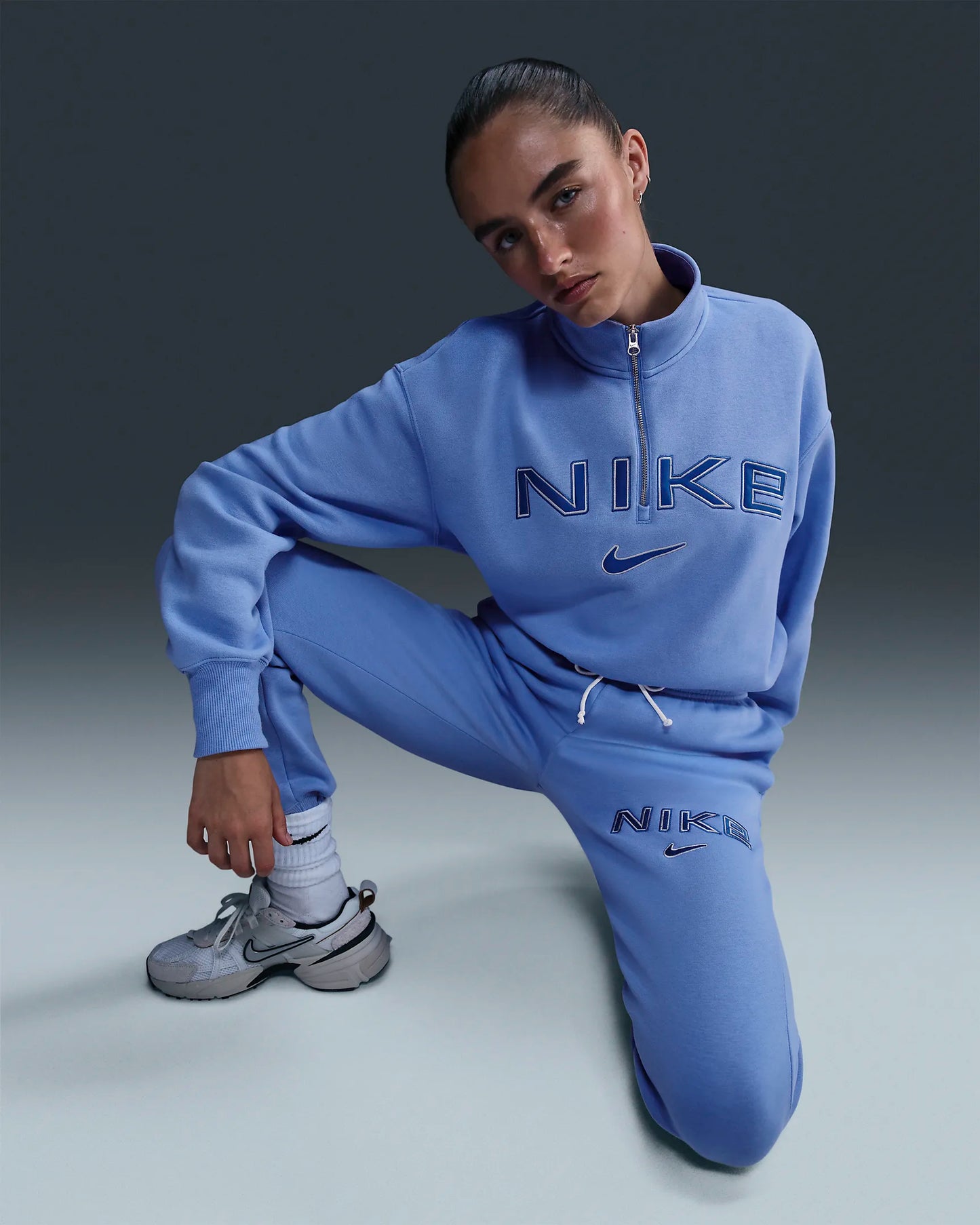 NIKE SPORTSWEAR PHOENIX FLEECE BLUE